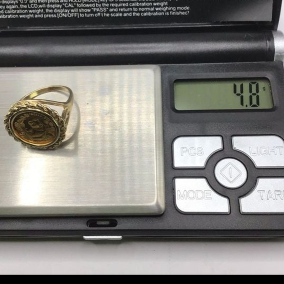PANDA GOLD COIN RING - Picture 7 of 10